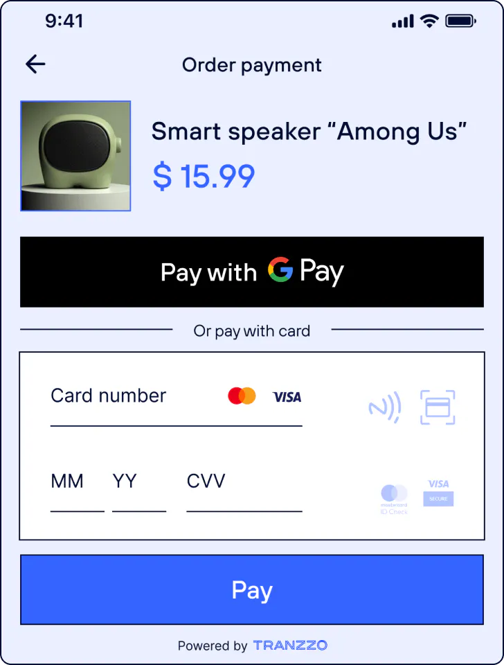 Integration into a mobile application