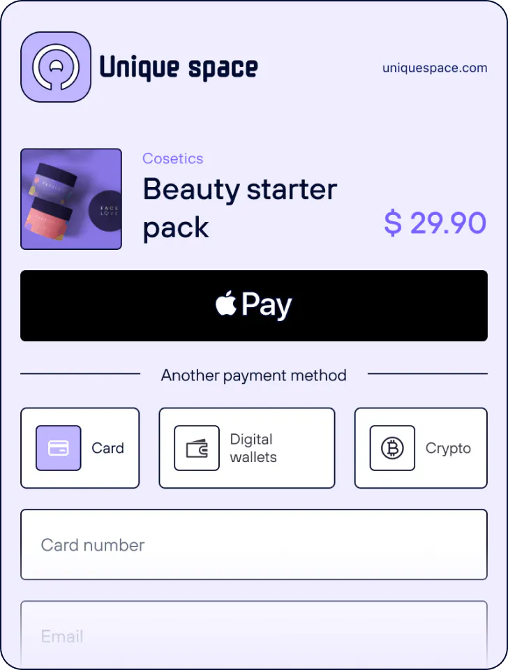Чекаут для сайту Чекаут для сайту