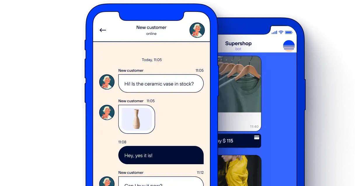 In social networks and messengers